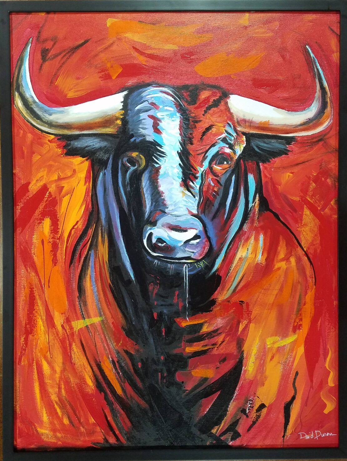 El Toro - David Duran - 40" x 30" - Oil on Canvas
