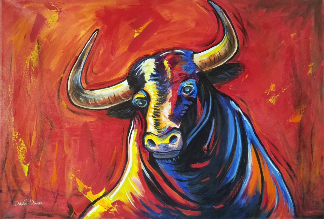 El Toro II - David Duran - 24" x 36" - Acrylic on Canvas