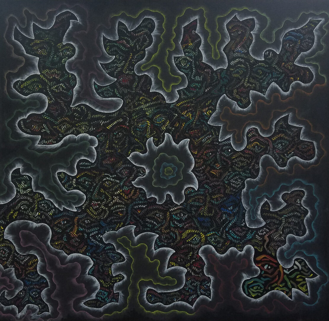 Breakout - David Anthony Garcia - 37'' x 36'' - Acrylic on Canvas