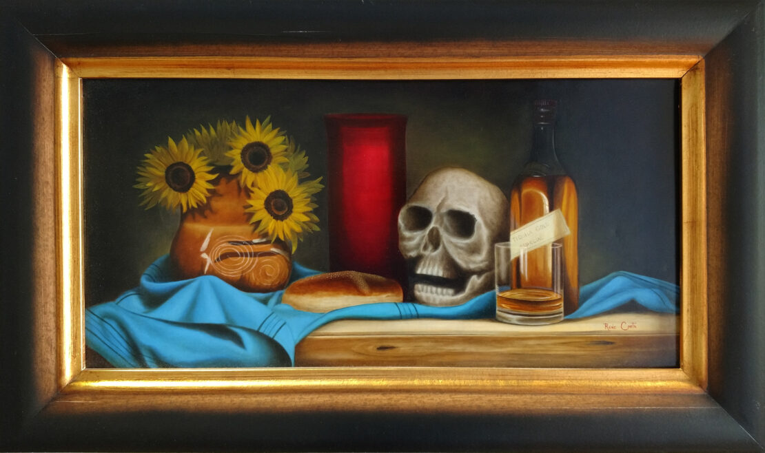 Day of the Dead - Rene Cantu - 24'' x 12'' - Oil on Canvas