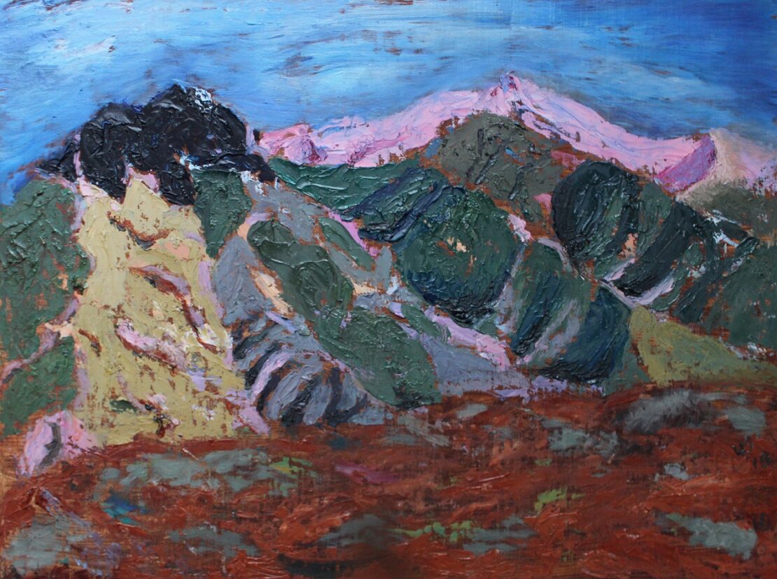 Fall Colors Canigou - Vera (von Benckendorff-) Smith - 17'' x 14'' - Oil on Board