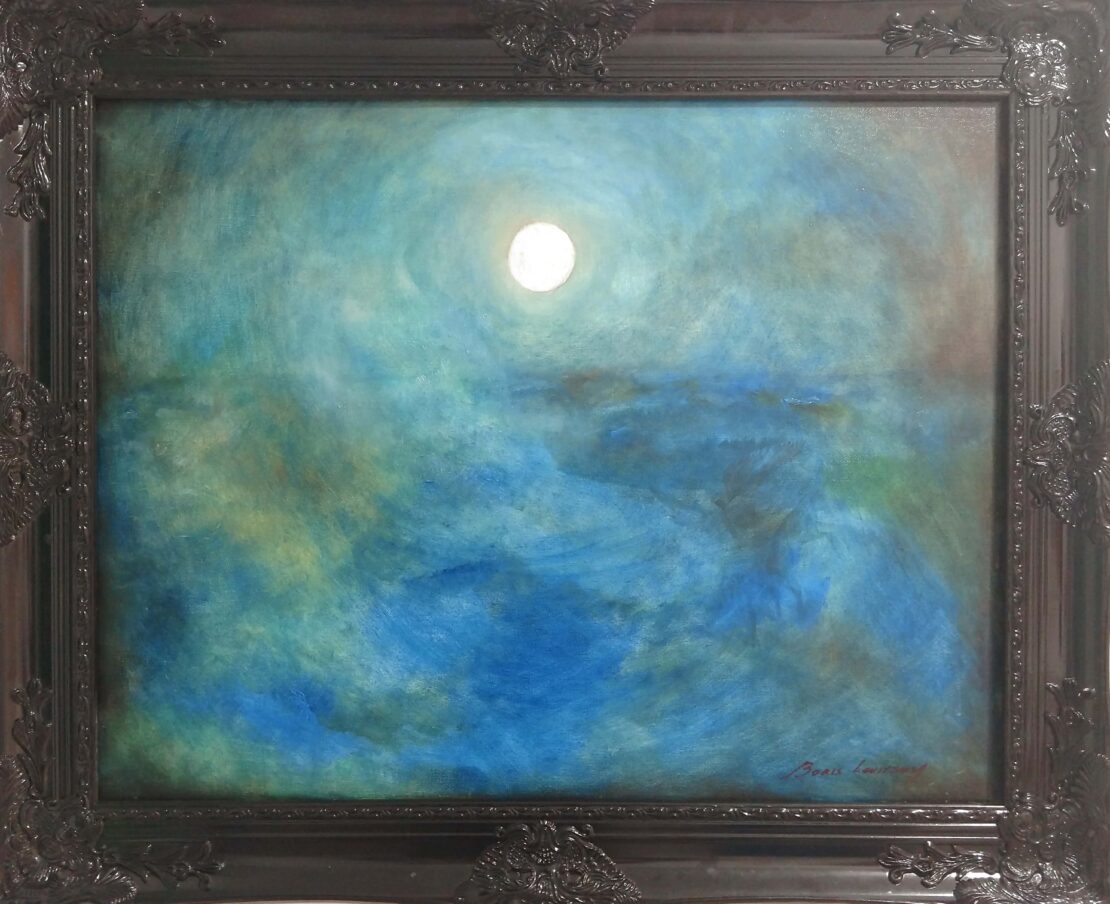 Full Moon - Boris Levitsky - 33'' x 27'' - Oil on Canvas