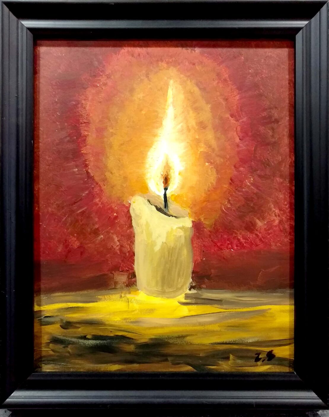 Illuminate - Boris Levitsky - 10" x 14" - Acrylic on Canvas