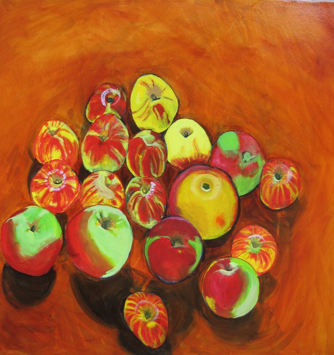 Apple Study - Pamela Reed - 24"x 24" - Oil on Canvas