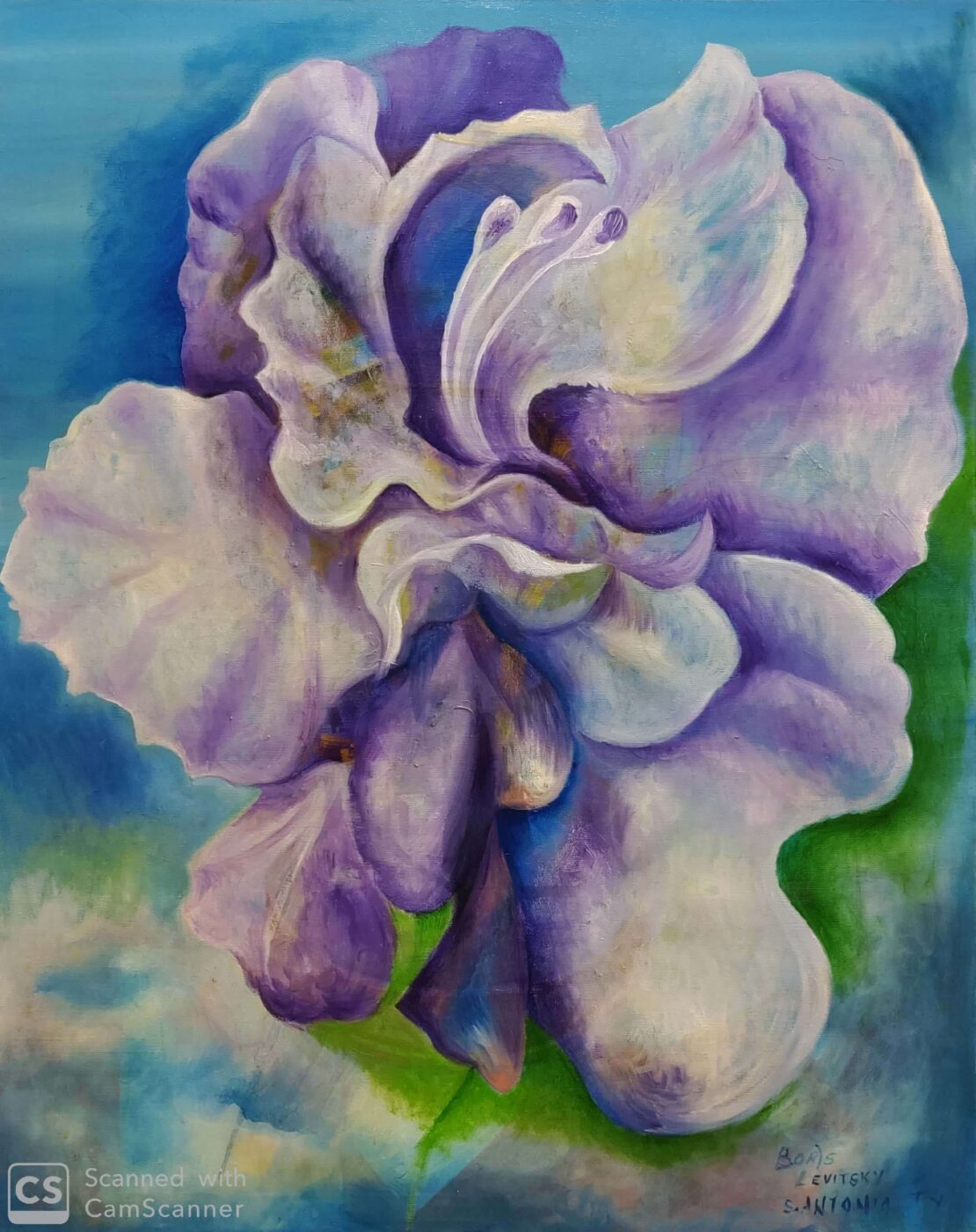 Gladiola - Boris Levitsky - 24" x 30" - Oil on Canvas