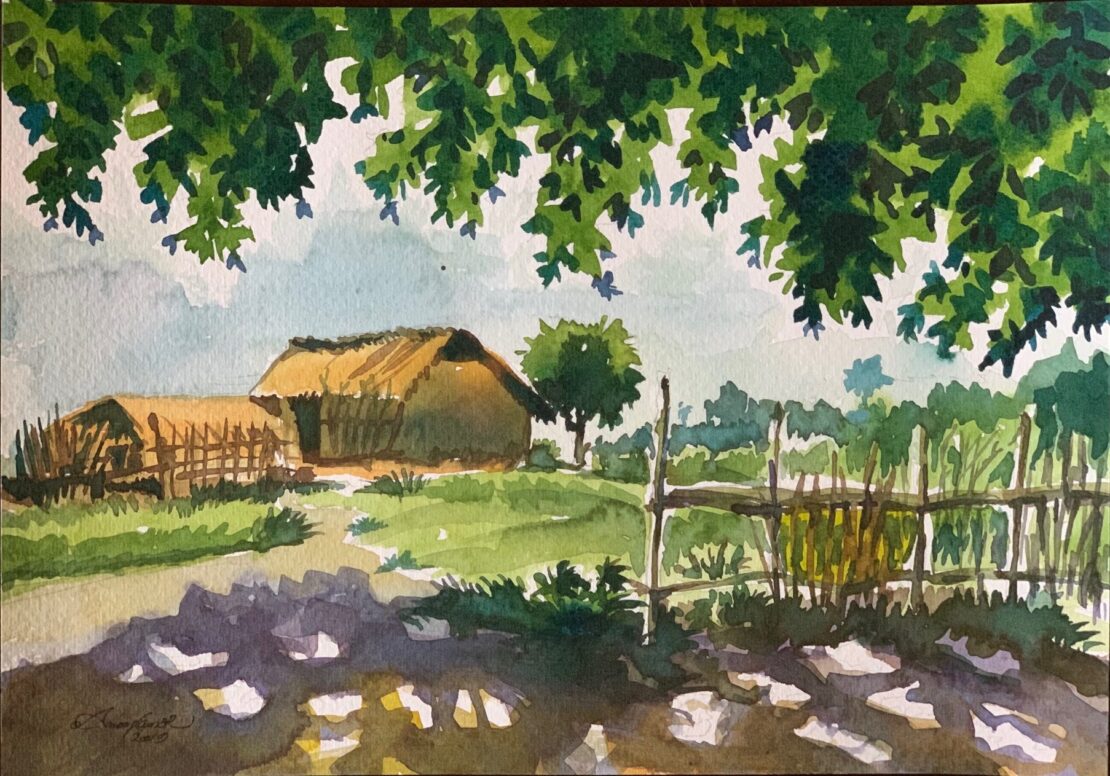 Nature Series-2 - AA@Hareesh Nair - 8" x 12" - Watercolor on Paper