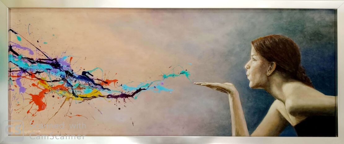 Color Magic - Justin McHenry - 18" x 42" - Oil & Acrylic on Canvas