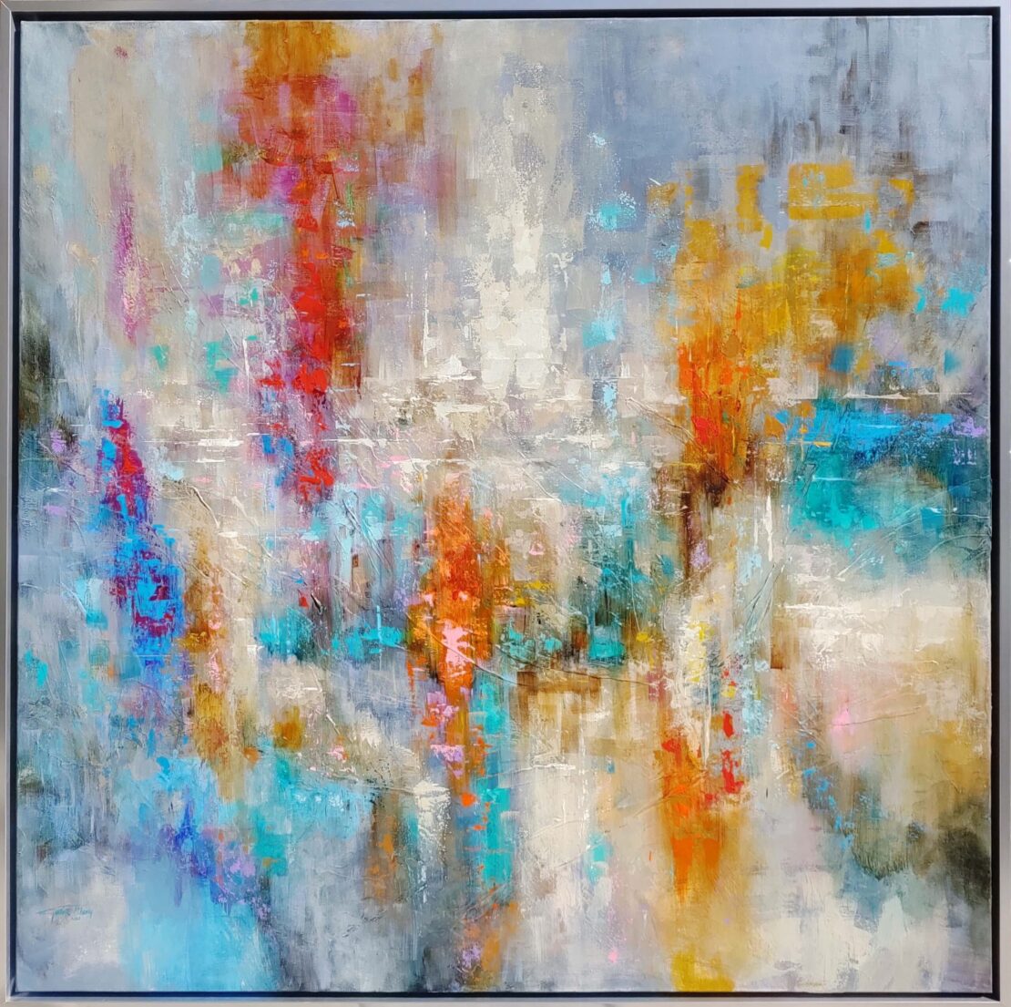 Reminiscence - Justin McHenry - 50" x 50" - Acrylic & Oil on Canvas