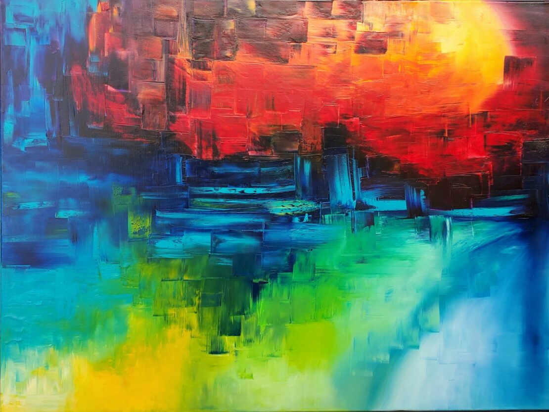 Celebrate - Kim Anguiano - 36" x 48" - Oil on Canvas