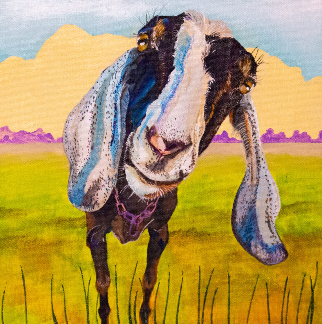 Annabelle - Mary Jean Ruhnke - 12" x 12" - Acrylic on Canvas