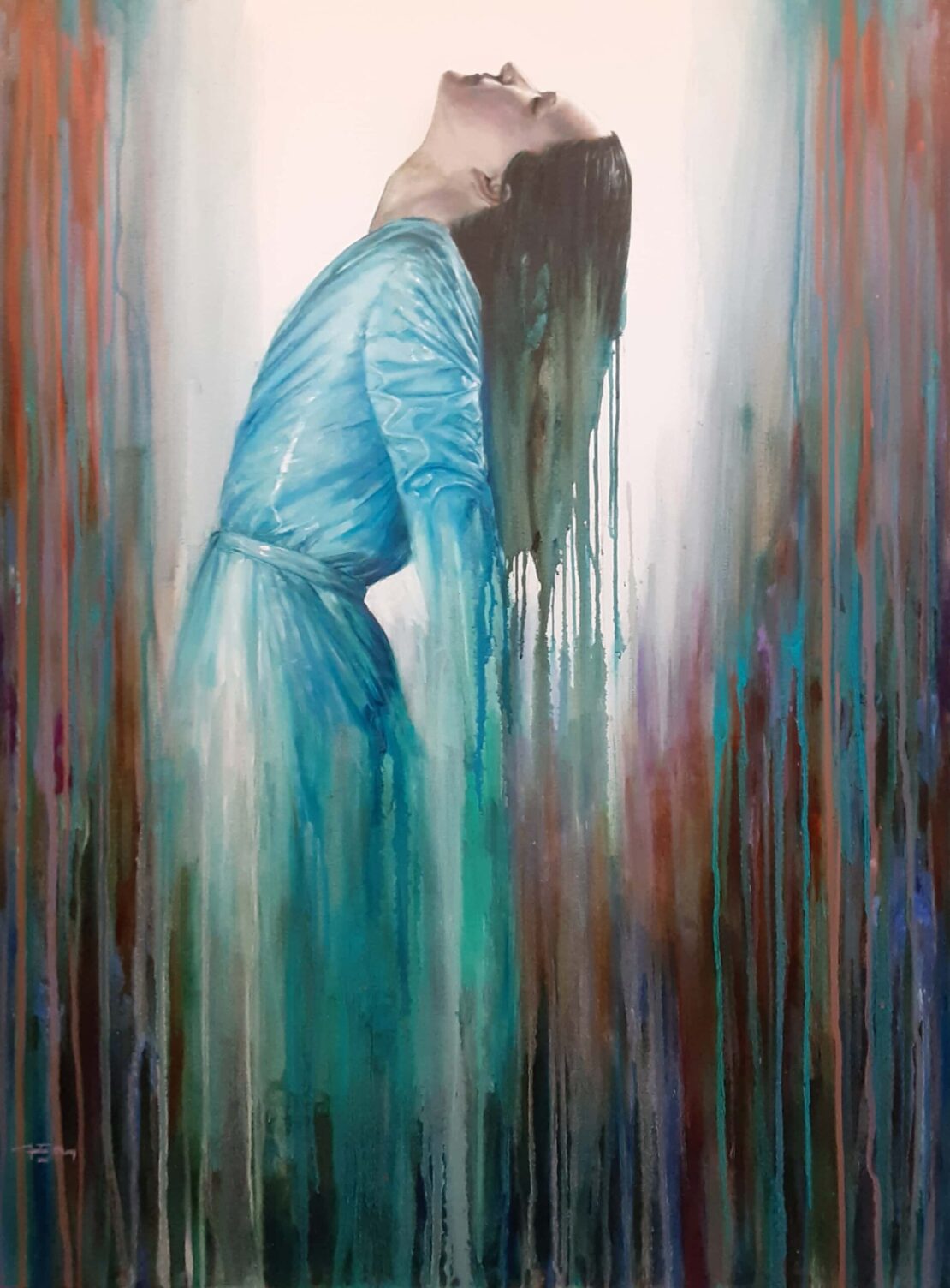 Cleansed - Justin McHenry - 40" x 52" - Oil/Acrylic on Canvas