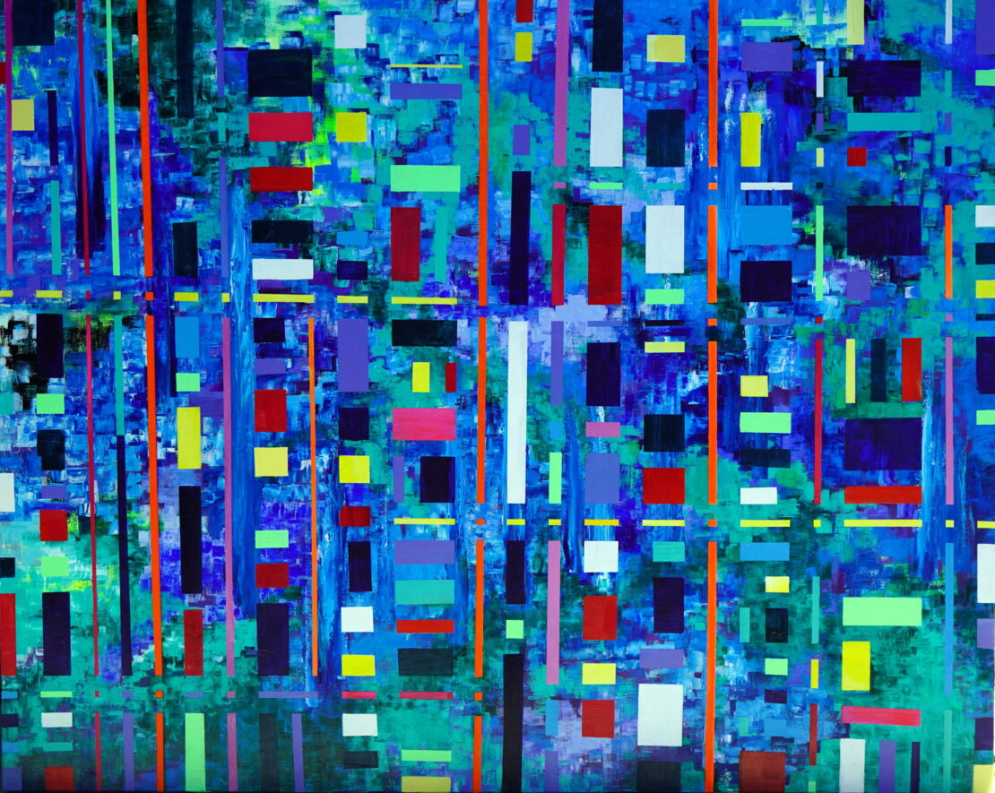 Connected - Kim Anguiano - 48" x 60" - Acrylic on Canvas