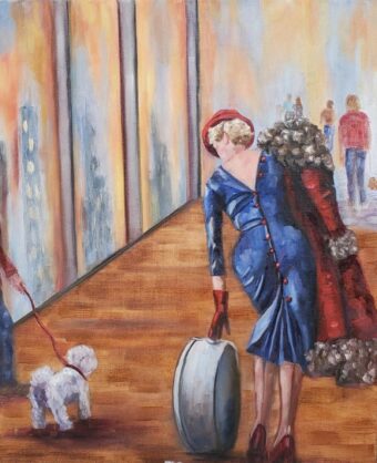 At The Station - Lolli Hollsten - 20'' x 24'' - Acrylic on Canvas