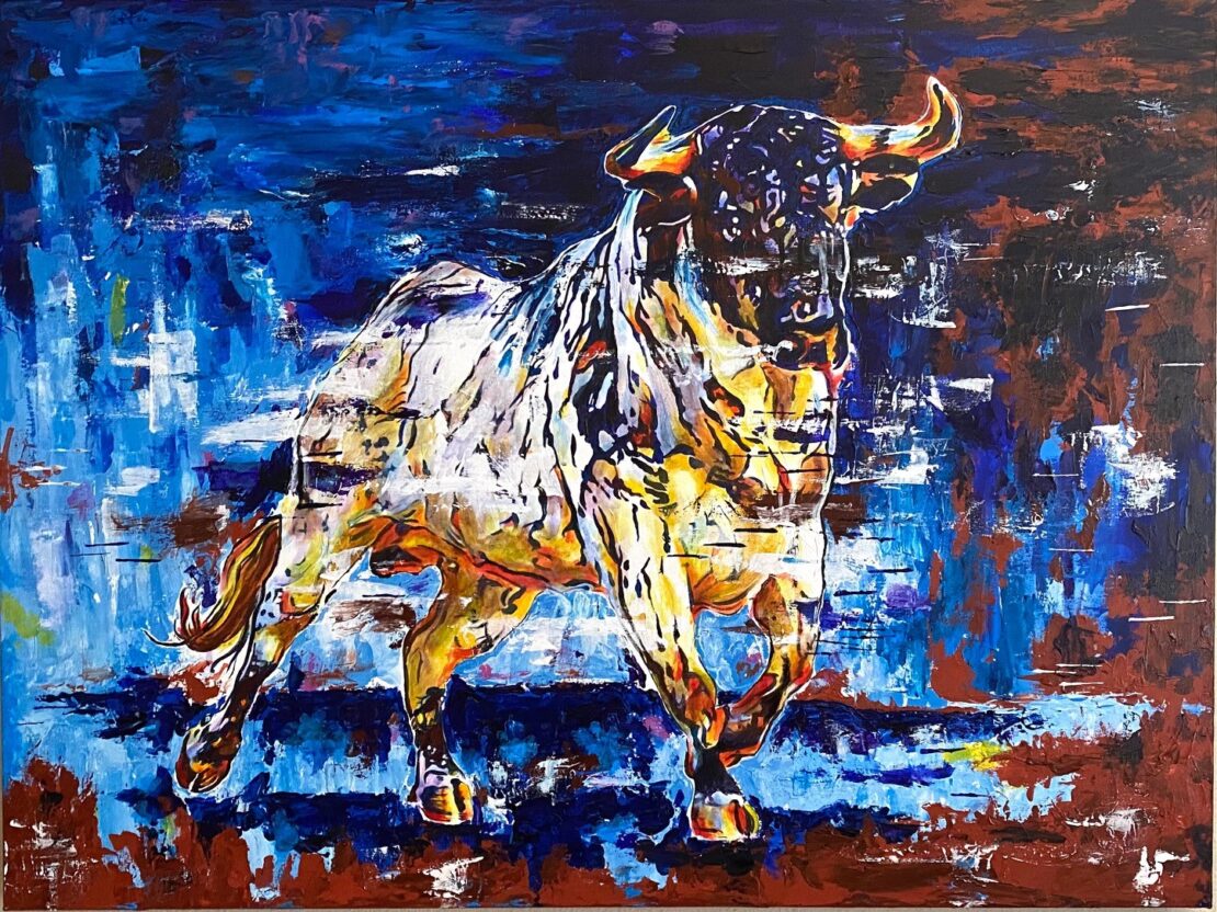 El Bravío - Jose Antonio Ayala - 30” x 40” - Acrylic on Canvas