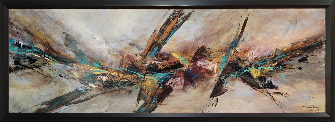 Awakenings - Justin McHenry - 63" x 23" - Oil & Acrylic on Canvas