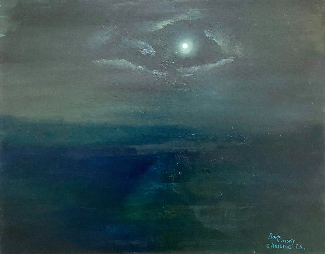 Moon light - Boris Levitsky - 24" x 30" - Oil on Canvas