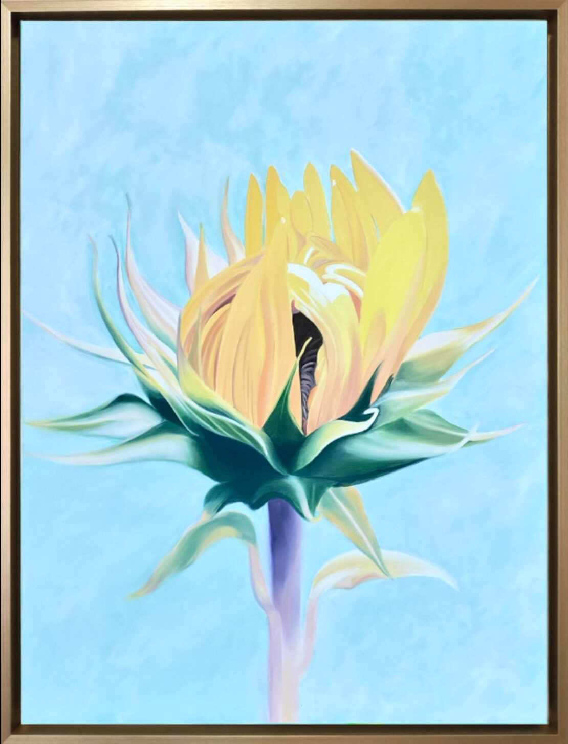 Poppy Start - Amy Hillenbrand - 25" x 19" - Oil on Canvas