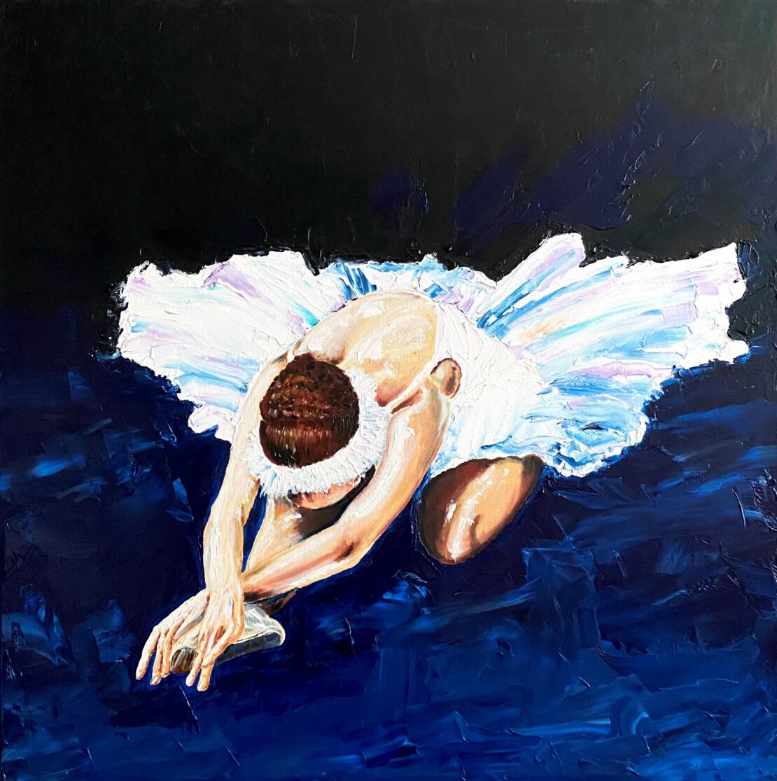 La Ballerina - Jose Antonio Ayala - 24” x 24” - Oil on Canvas