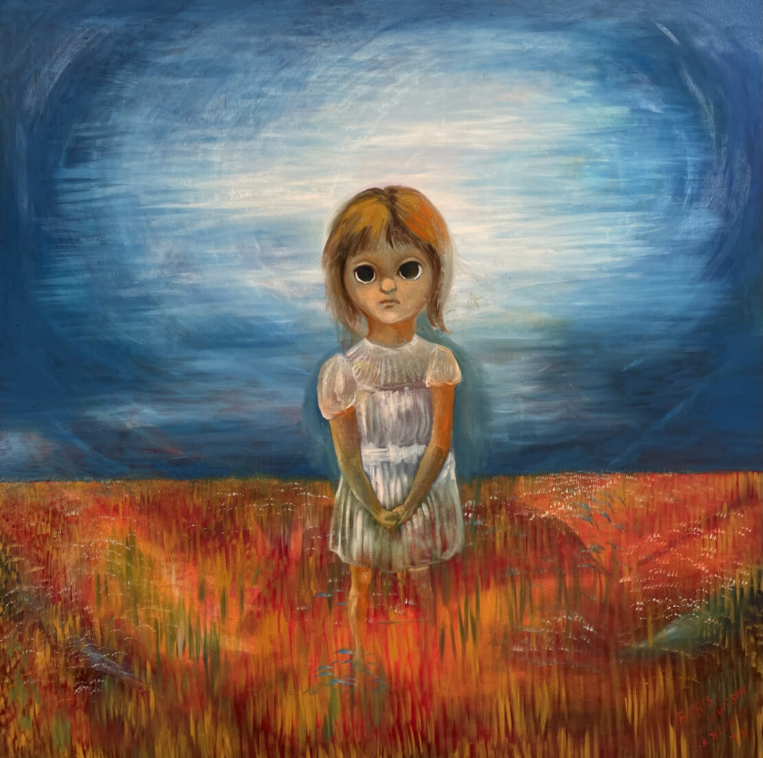 The Girl - Boris Levitsky - 48" x 48" - Oil on Canvas