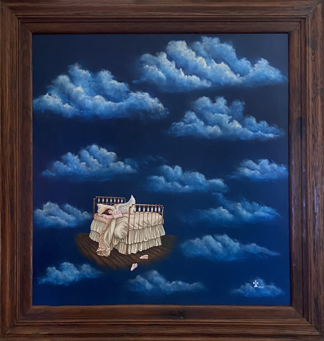 The Dream - Angeles Salinas - 47" x 45" - Oil on Canvas Board