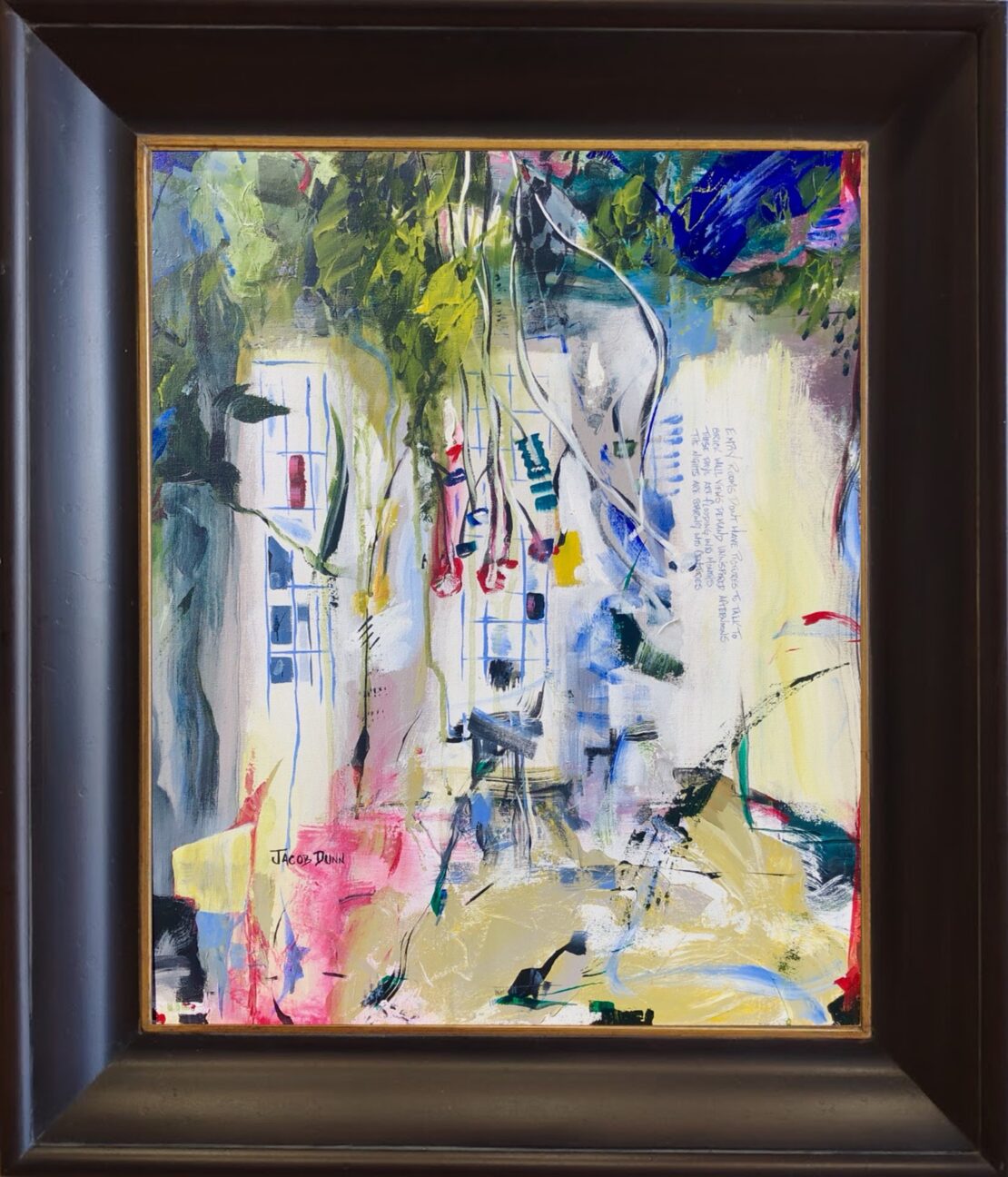 Brick Wall Views - Jacob Dunn - 40" x 33" - Acrylic on Canvas
