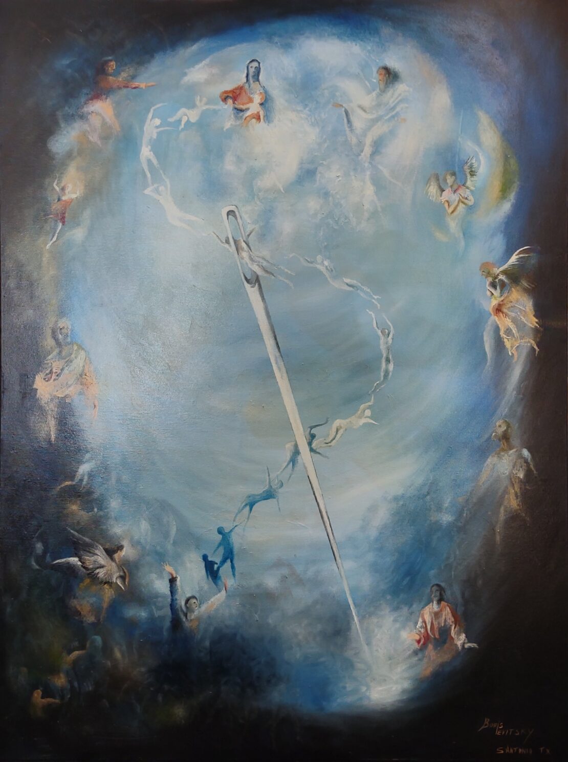 Threading The Heavens - Boris Levitsky - 36" x 48" - Oil on Canvas