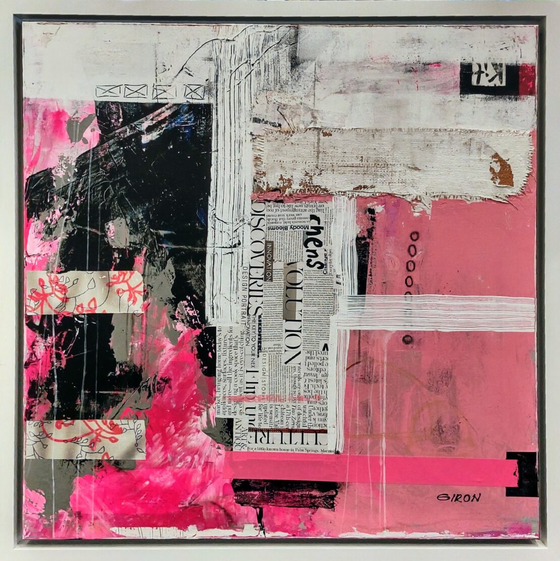 Innovation - Fernando Giron - 36" x 36" - Mixed Media on Canvas