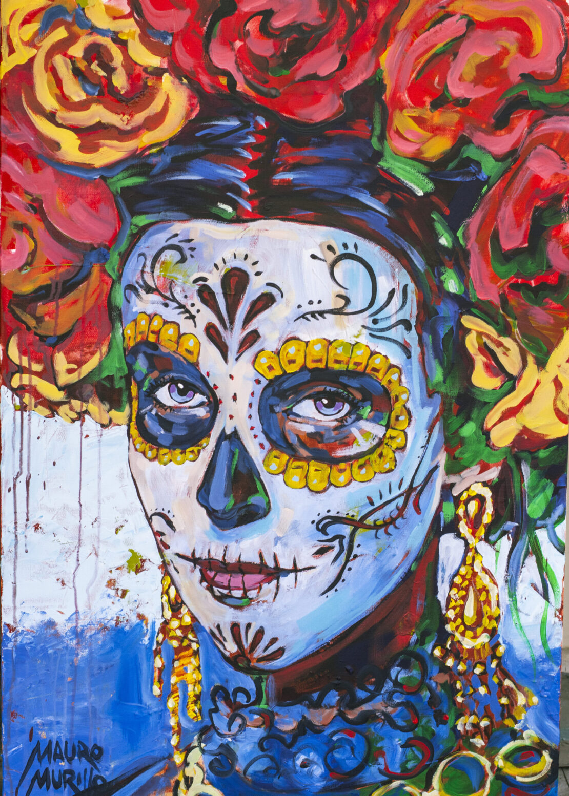 Catrina II - Mauro Murillo - 36" x 24" - Acrylic on Canvas