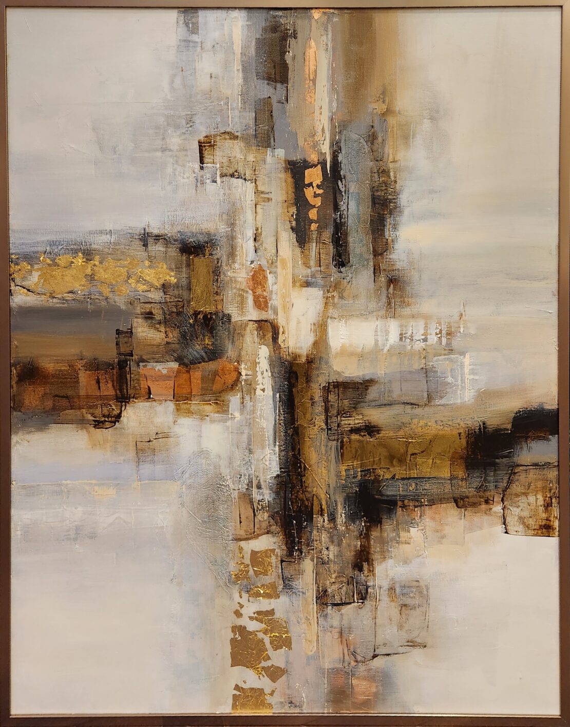 Copper Fog - Justin McHenry - 49.5" x 61.5" - Acrylic on Canvas