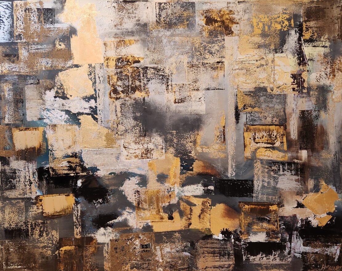 Treasure - Kim Anguiano - 60" x 48" - Mixed Media on Canvas