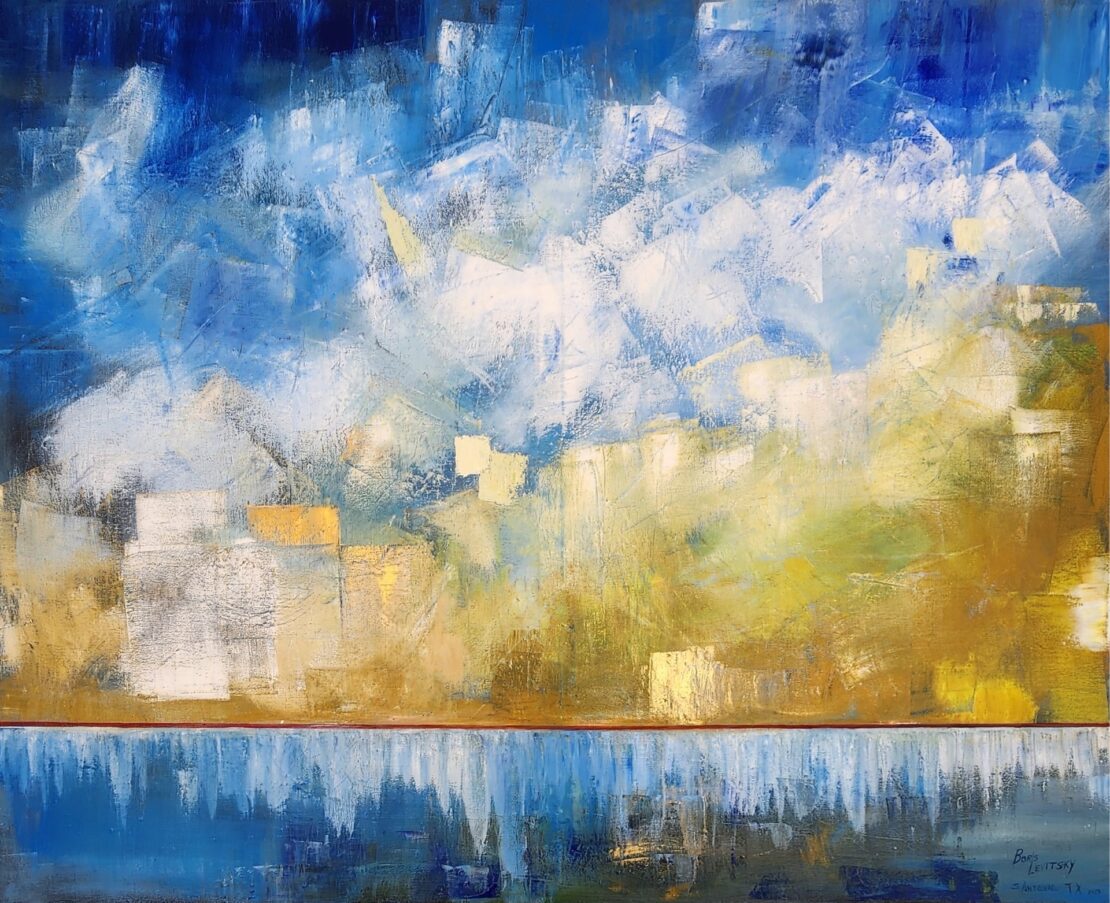 Good Mood - Boris Levitsky - 60'' x 48'' - Oil on Canvas