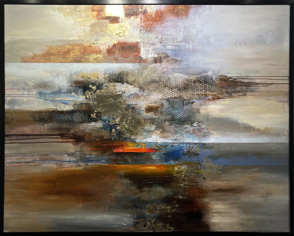 Skylines and Sunsets - Justin McHenry - 50" x 62" - Acrylic on Canvas