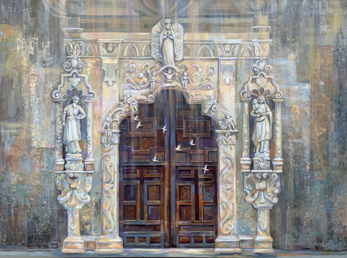 Mission of Grace - Olha Mosieieva - 36" x 48" - Oil on Canvas