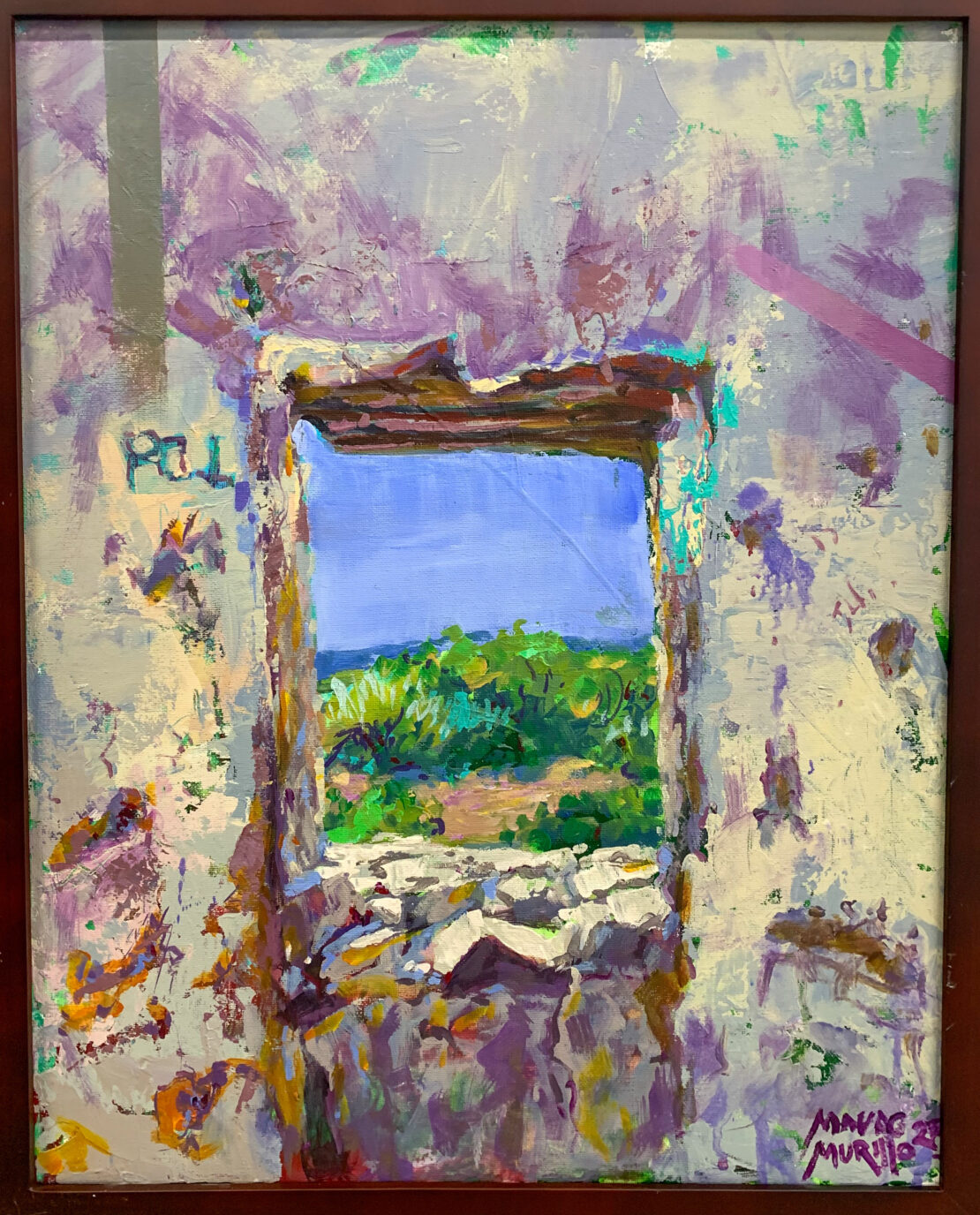 Ventana - Mauro Murillo - 16" x 20" - Acrylic on Canvas