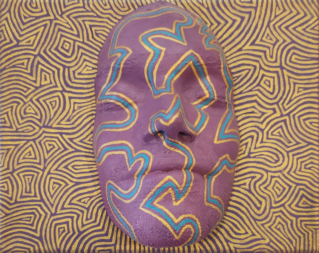 Patterns - David Anthony Garcia - 8" x 10" - Mask on Canvas