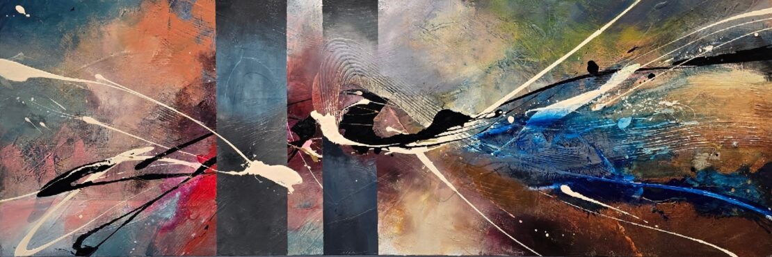 Unfolding Dream - Justin McHenry - 24" x 72" - Acrylic on Canvas