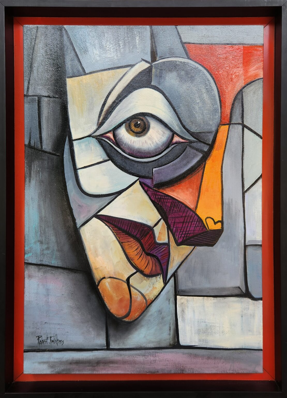 Against The Wall - Robert J. Wilkens - 33" x 24" - Oil on Canvas