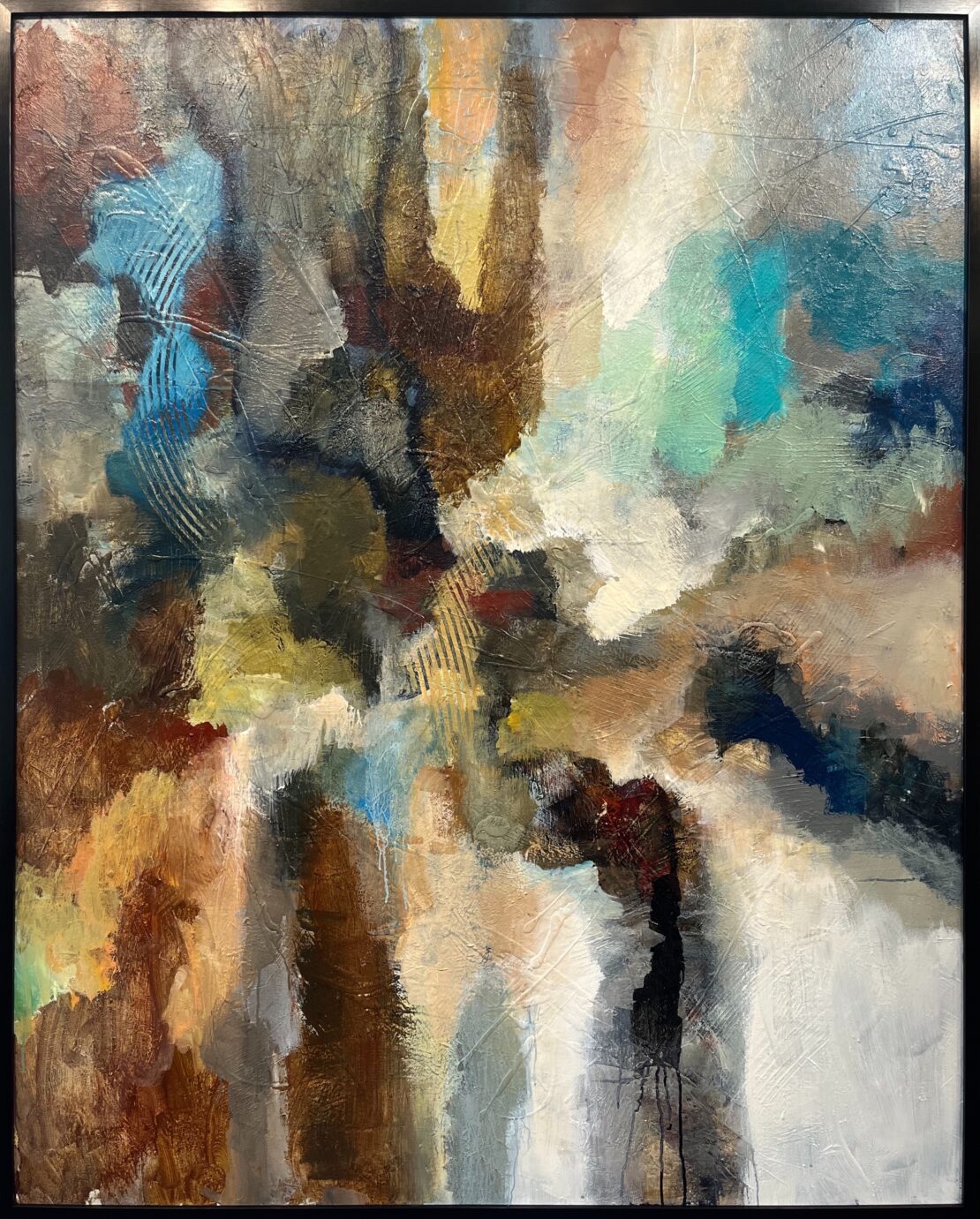 Erosion of Silence - Justin McHenry - 60" x 48" - Acrylic on Canvas