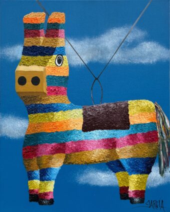 El Burrito - (Tony) Garcia - 20" x 16" - Oil on Canvas