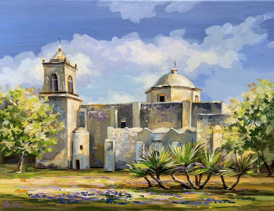 Under the Sky - Olha Mosieieva - 12" x 16" - Acrylic on Canvas