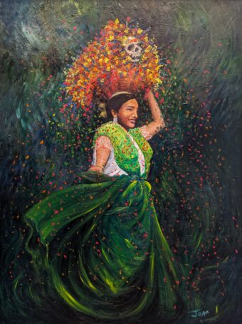 Ofrenda - Joao Quiroz - 40" x 30" - Oil on Canvas